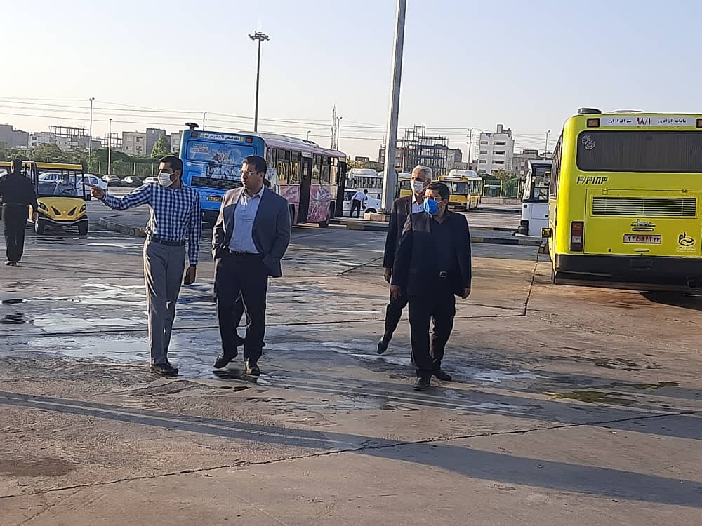 بازدید مدیرعامل محترم سازمان اتوبوسرانی از پایانه الهیه